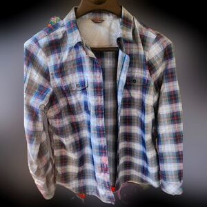 Eddie Bauer Multicolor Plaid Shirt